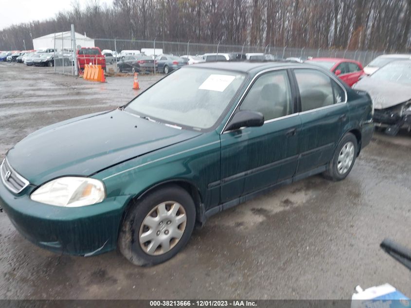 1999 Honda Civic Lx VIN: 2HGEJ6677XH505924 Lot: 38213666