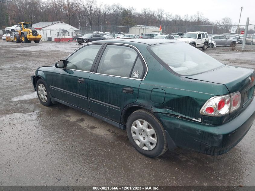 1999 Honda Civic Lx VIN: 2HGEJ6677XH505924 Lot: 38213666