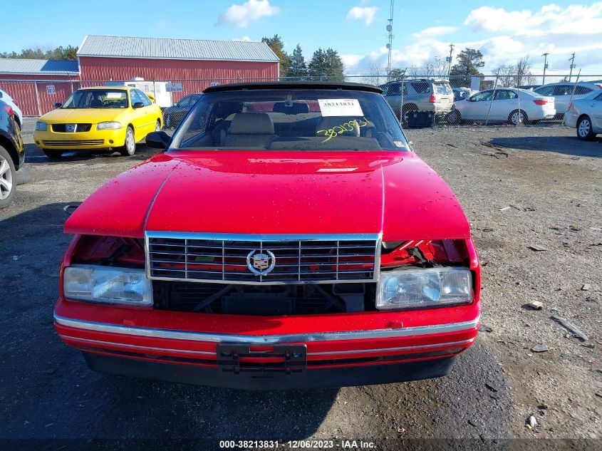 1993 Cadillac Allante VIN: 1G6VS3395PU126131 Lot: 38213831