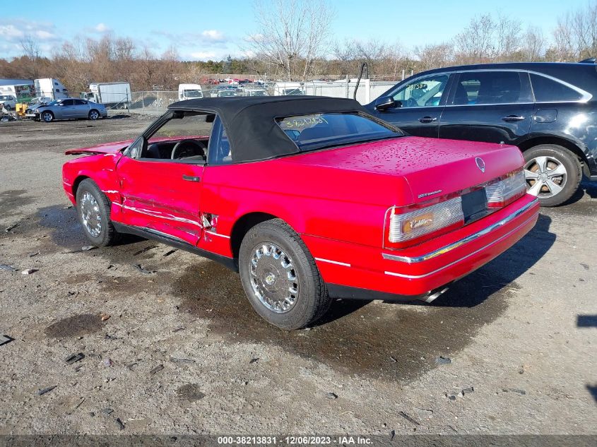 1993 Cadillac Allante VIN: 1G6VS3395PU126131 Lot: 38213831