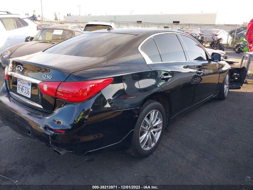 2016 Infiniti Q50 3.0T Premium VIN: JN1EV7AP8GM303240 Lot: 38213971