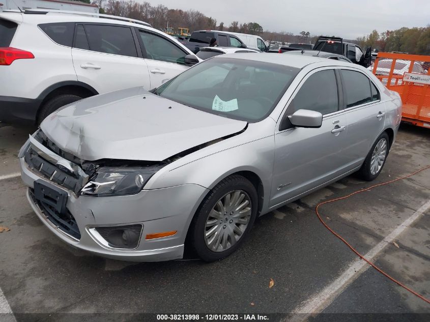 2010 Ford Fusion Hybrid VIN: 3FADP0L37AR395644 Lot: 38213998