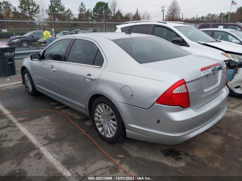 2010 Ford Fusion Hybrid VIN: 3FADP0L37AR395644 Lot: 38213998