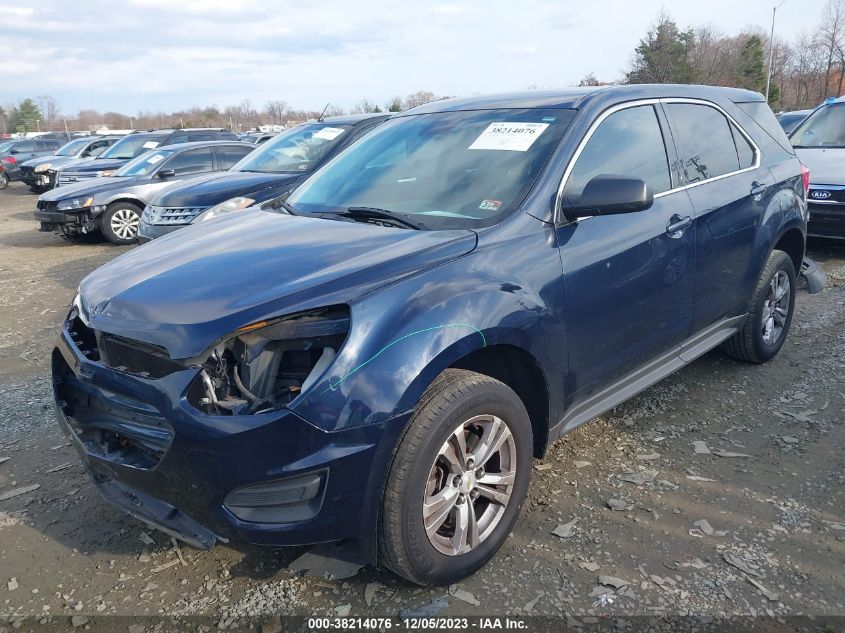 2GNALBEK5G6204318 2016 Chevrolet Equinox Ls