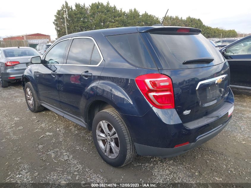 2GNALBEK5G6204318 2016 Chevrolet Equinox Ls