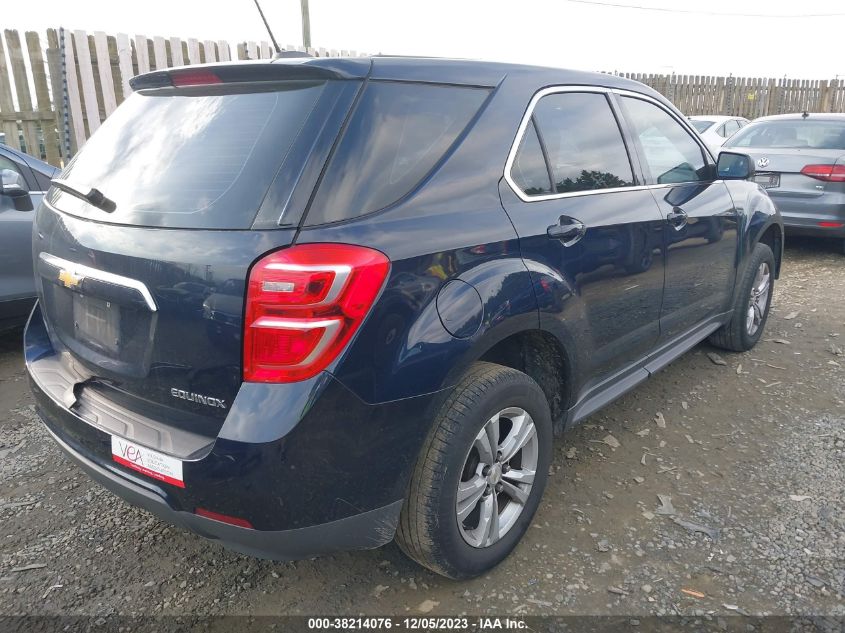 2GNALBEK5G6204318 2016 Chevrolet Equinox Ls