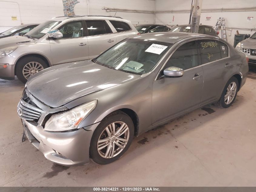 2012 Infiniti G37X VIN: JN1CV6AR6CM674054 Lot: 38214221