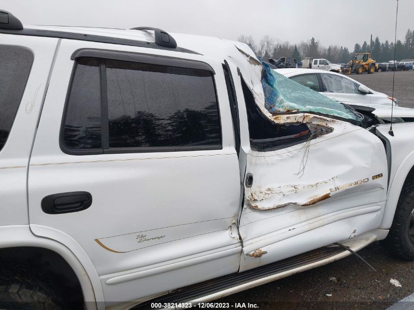 1999 Dodge Durango VIN: 1B4HS28Z7XF577852 Lot: 38214323