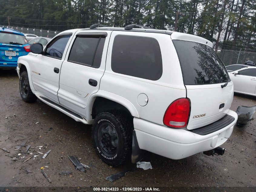 1999 Dodge Durango VIN: 1B4HS28Z7XF577852 Lot: 38214323