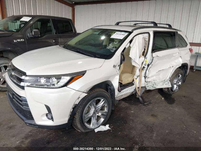 2017 Toyota Highlander Limited VIN: 5TDDZRFH6HS385145 Lot: 38214380