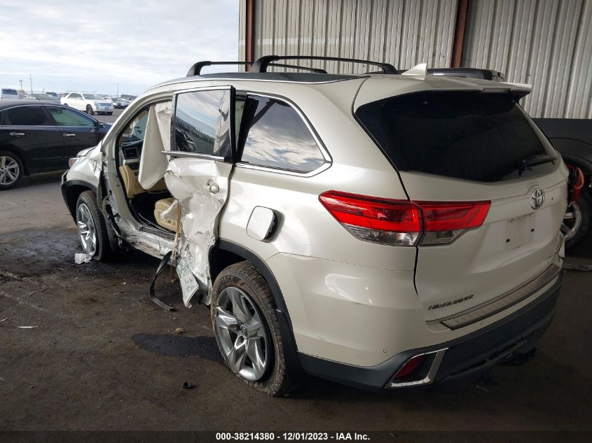 2017 Toyota Highlander Limited VIN: 5TDDZRFH6HS385145 Lot: 38214380