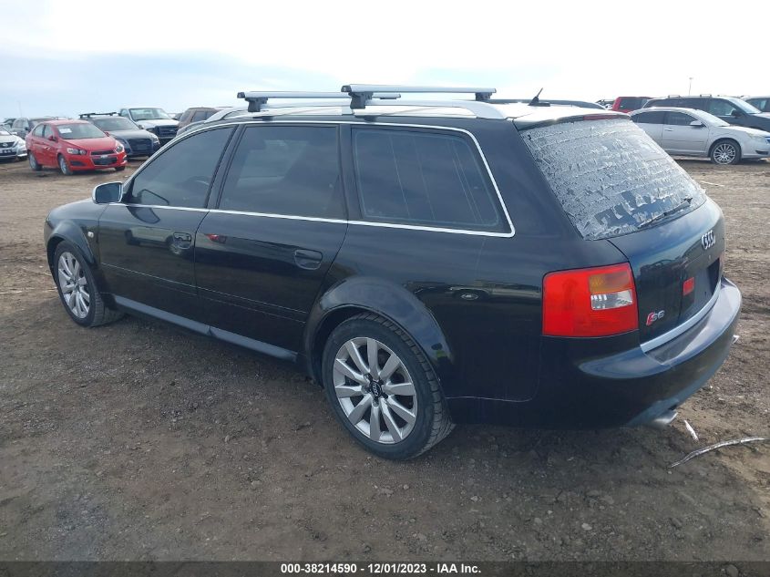 2002 Audi S6 Avant VIN: WAUXU54B82N058615 Lot: 38214590