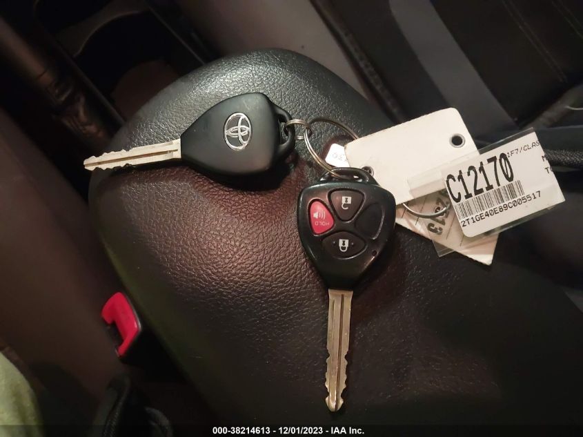 2009 Toyota Matrix Xrs VIN: 2T1GE40E89C005517 Lot: 38214613