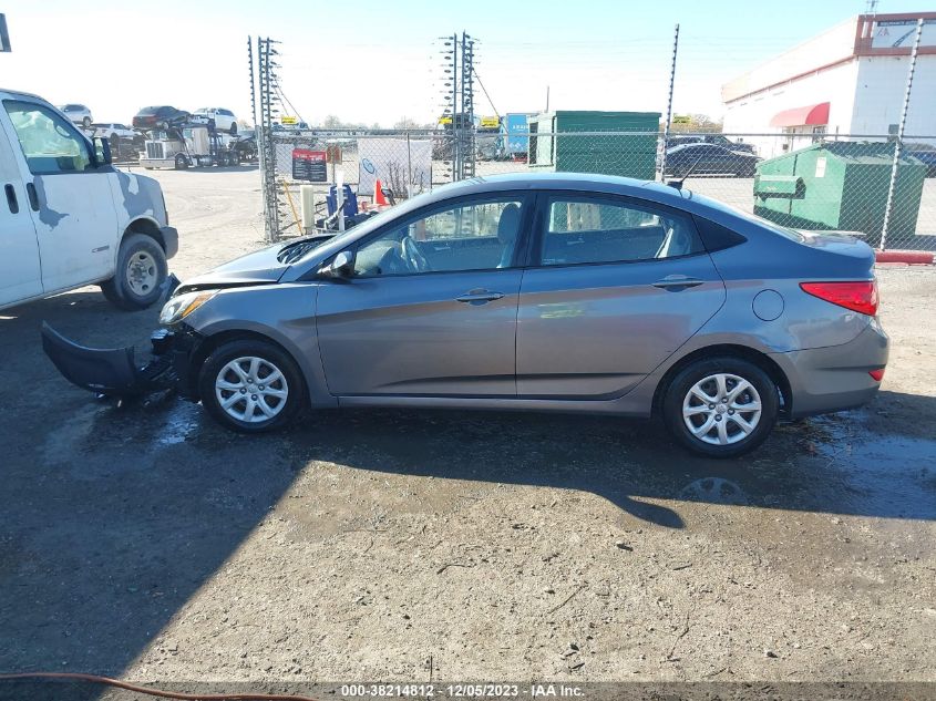 2013 Hyundai Accent Gls VIN: KMHCT4AE2DU468022 Lot: 38214812