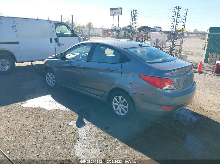 2013 Hyundai Accent Gls VIN: KMHCT4AE2DU468022 Lot: 38214812