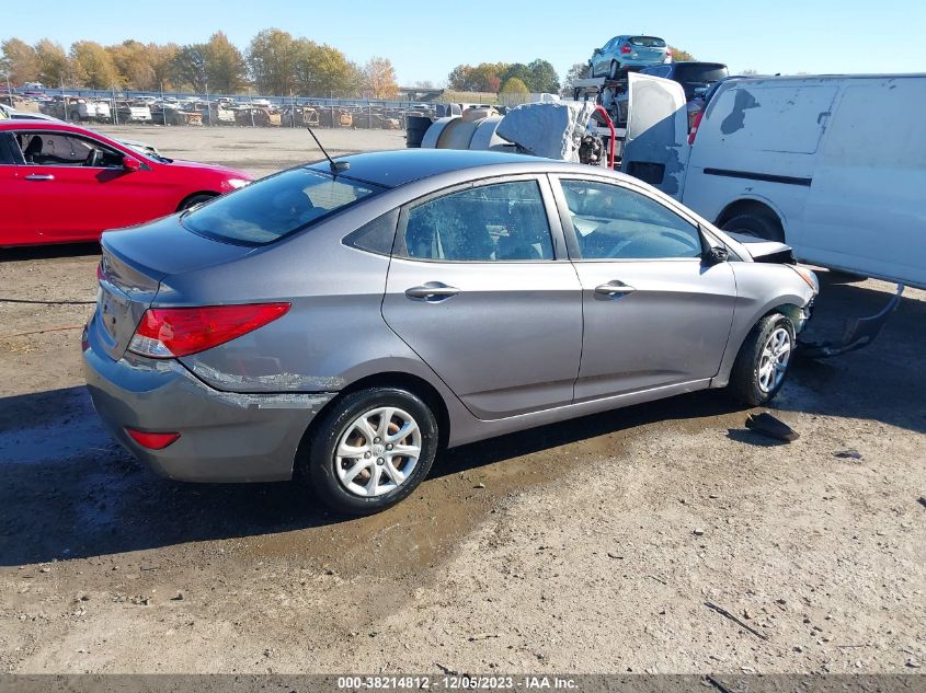 2013 Hyundai Accent Gls VIN: KMHCT4AE2DU468022 Lot: 38214812