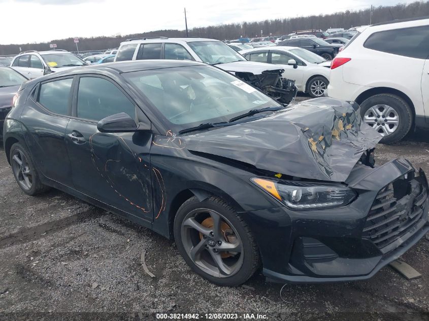 2019 Hyundai Veloster 2.0 VIN: KMHTG6AF5KU005295 Lot: 38214942