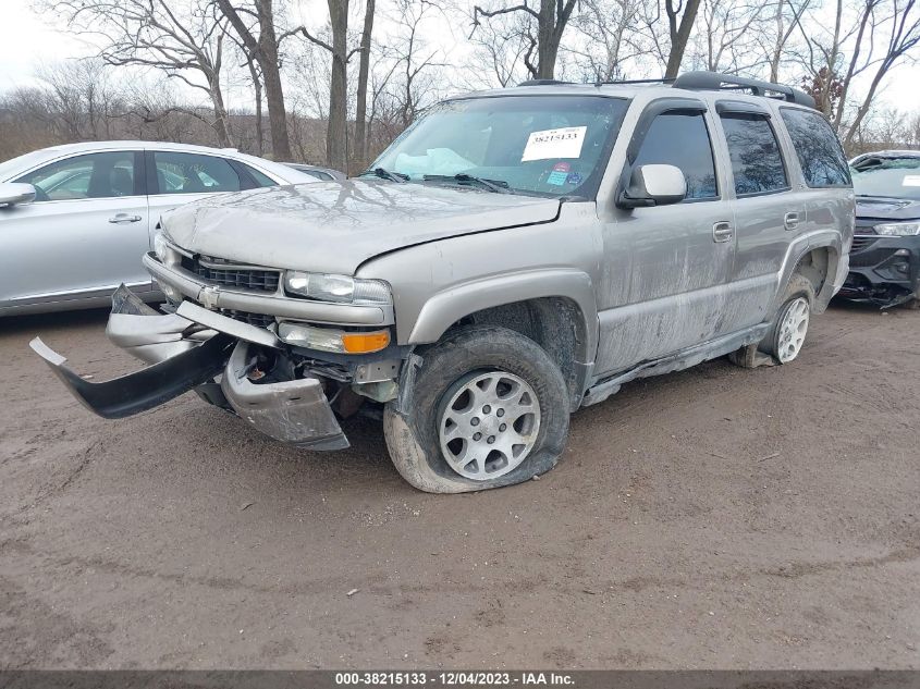 2002 Chevrolet Tahoe Z71 VIN: 1GNEK13Z52R198001 Lot: 38215133