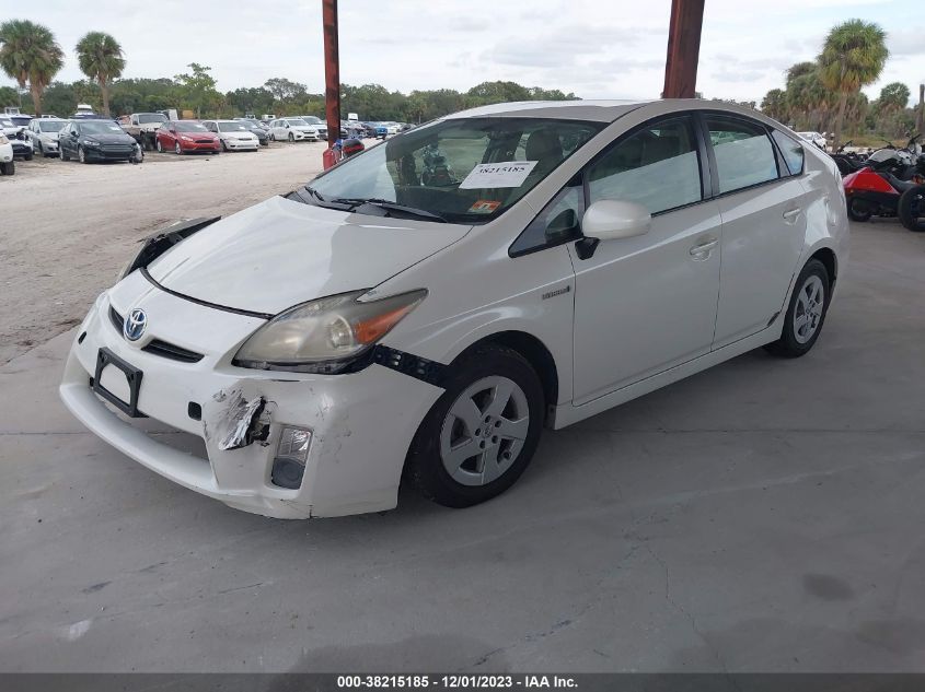 2011 Toyota Prius Two VIN: JTDKN3DU2B5279482 Lot: 38215185