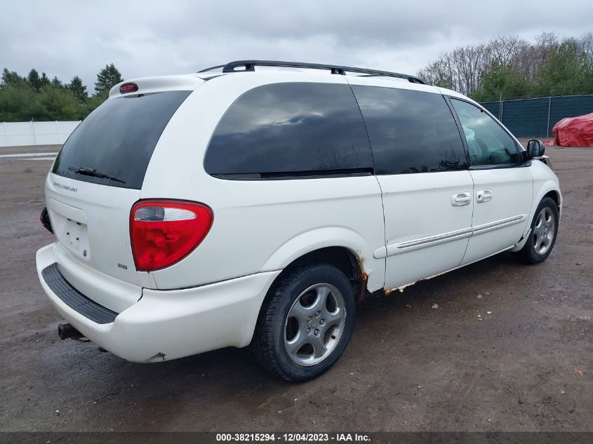 2002 Dodge Caravan Es VIN: 2B4GP54L42R754326 Lot: 38215294