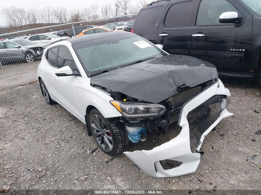 2019 Hyundai Veloster 2.0 Premium VIN: KMHTG6AF3KU004842 Lot: 38215461