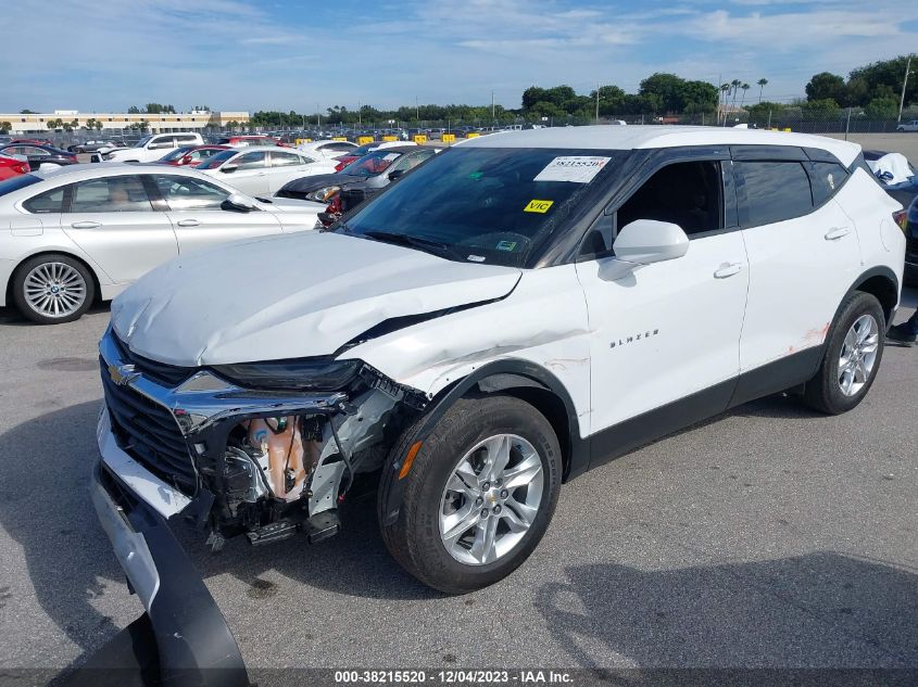 2022 Chevrolet Blazer Fwd 2Lt VIN: 3GNKBCR4XNS222613 Lot: 38215520