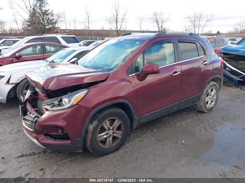 2017 Chevrolet Trax Lt VIN: 3GNCJLSB8HL233107 Lot: 38215747