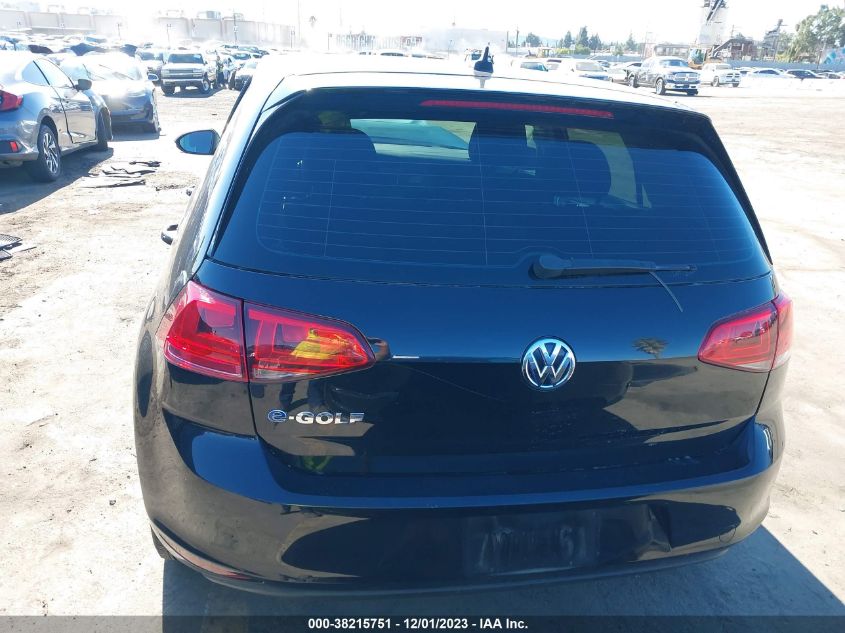 2016 Volkswagen E-Golf Se VIN: WVWKP7AU9GW915211 Lot: 38215751