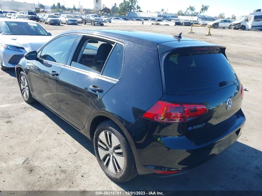 2016 Volkswagen E-Golf Se VIN: WVWKP7AU9GW915211 Lot: 38215751