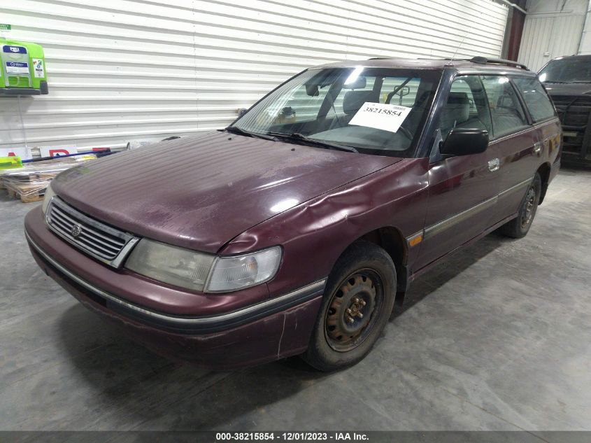 1992 Subaru Legacy L VIN: 4S3BJ6324N7902624 Lot: 38215854