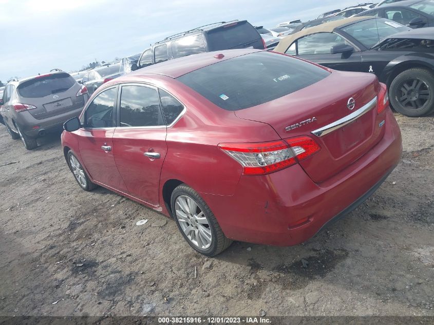 2013 Nissan Sentra Sl VIN: 3N1AB7AP1DL698942 Lot: 38215916