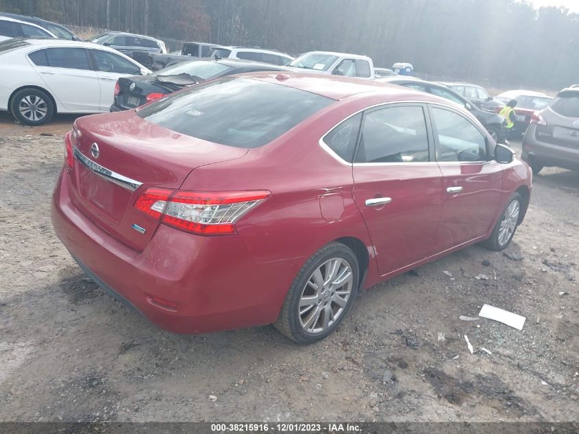 2013 Nissan Sentra Sl VIN: 3N1AB7AP1DL698942 Lot: 38215916