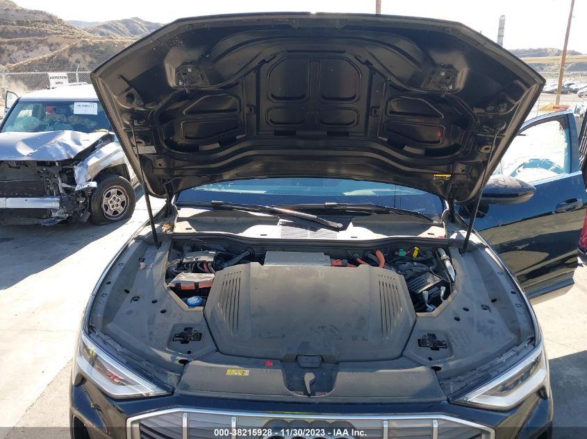 2022 Audi E-Tron Sportback Premium S Line Quattro VIN: WA11AAGE8NB019880 Lot: 38215928