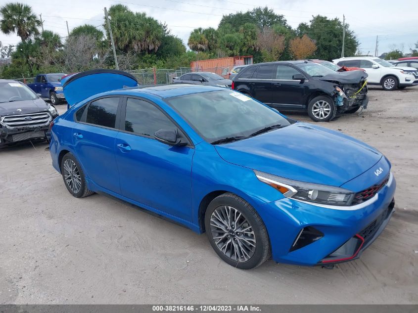 2022 Kia Forte Gt-Line VIN: 3KPF54AD2NE501846 Lot: 38216146