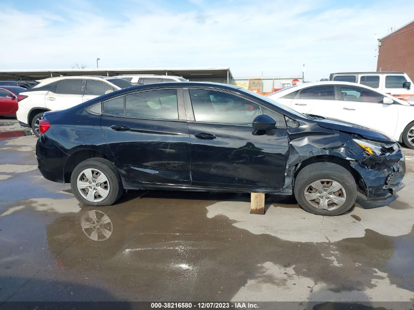 2018 Chevrolet Cruze Ls Auto VIN: 1G1BC5SM4J7126165 Lot: 38216580