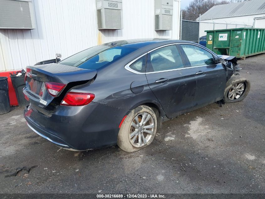 2015 Chrysler 200 Limited VIN: 1C3CCCAB4FN595263 Lot: 38216689