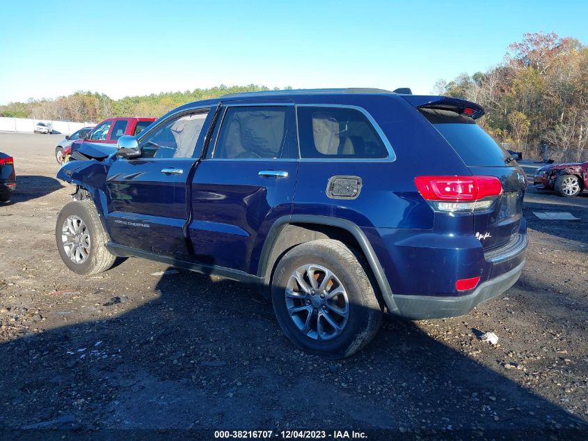 2015 Jeep Grand Cherokee Limited VIN: 1C4RJEBG2FC856502 Lot: 38216707