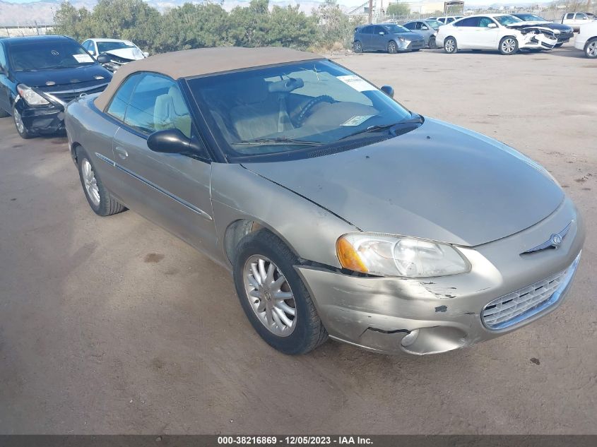 2002 Chrysler Sebring Lxi VIN: 1C3EL55R72N169475 Lot: 38216869