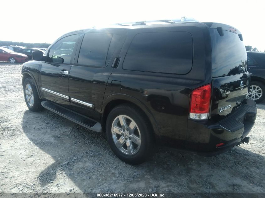 2012 Nissan Armada Platinum VIN: 5N1BA0ND0CN614874 Lot: 38216977