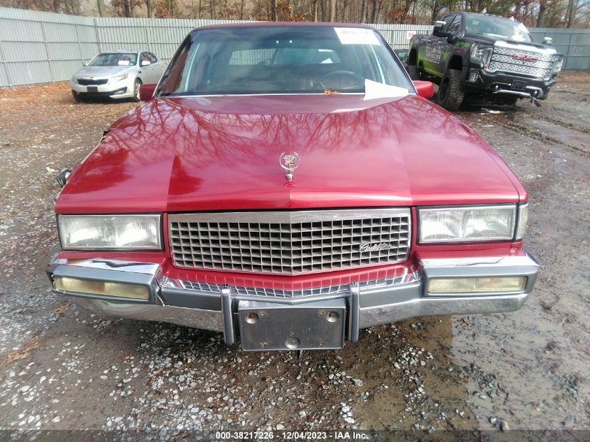 1G6CD5150K4265542 1989 Cadillac Deville