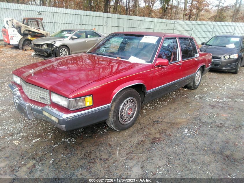 1G6CD5150K4265542 1989 Cadillac Deville