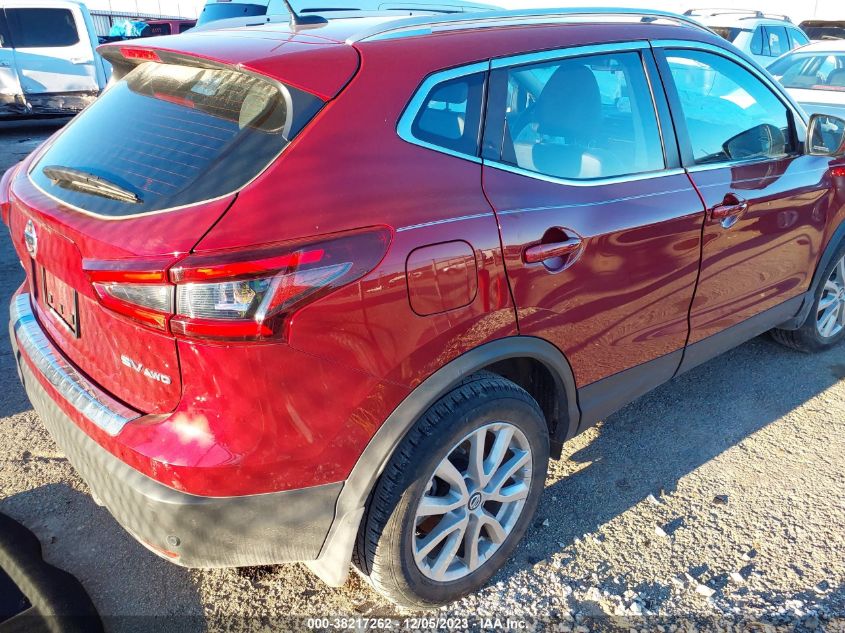 2022 Nissan Rogue Sport Sv Awd Xtronic Cvt VIN: JN1BJ1BW6NW482249 Lot: 38217262