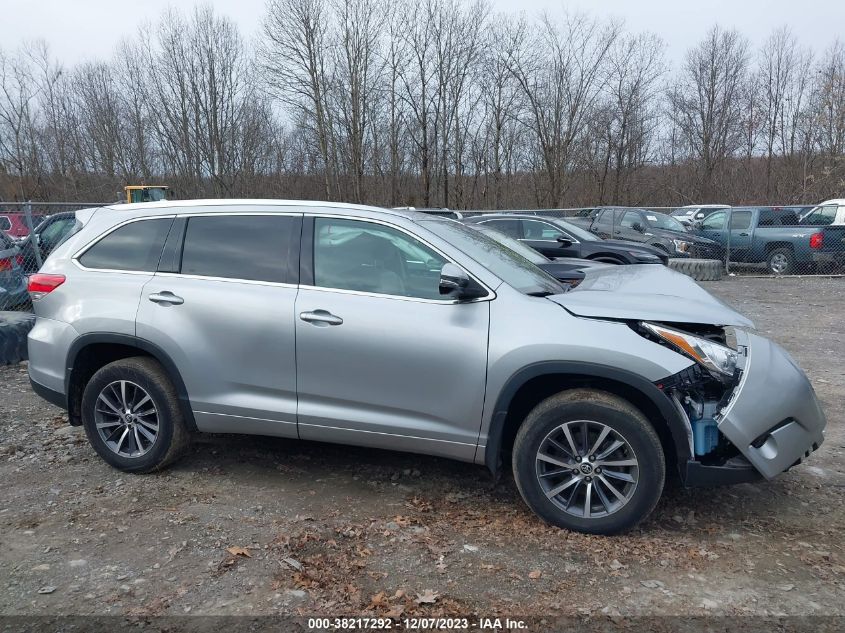 2017 Toyota Highlander Xle VIN: 5TDJZRFHXHS452011 Lot: 38217292