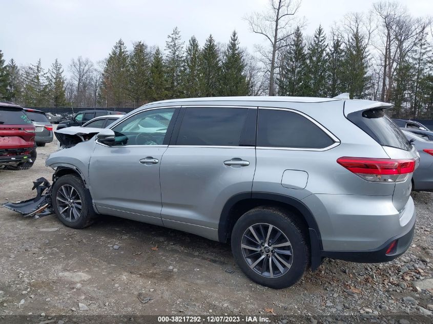 2017 Toyota Highlander Xle VIN: 5TDJZRFHXHS452011 Lot: 38217292