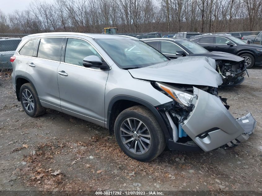 2017 Toyota Highlander Xle VIN: 5TDJZRFHXHS452011 Lot: 38217292