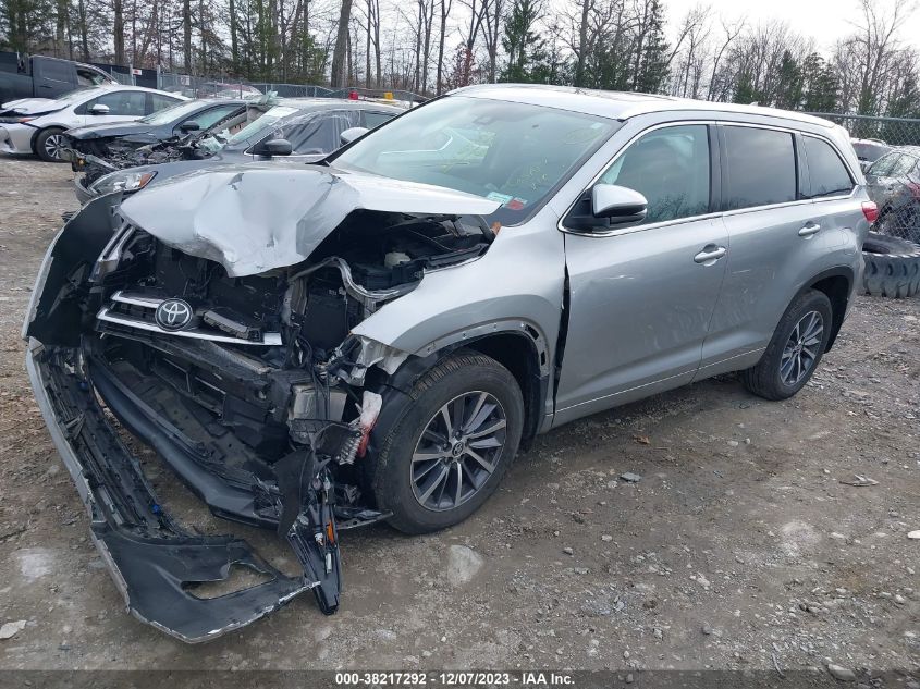 2017 Toyota Highlander Xle VIN: 5TDJZRFHXHS452011 Lot: 38217292