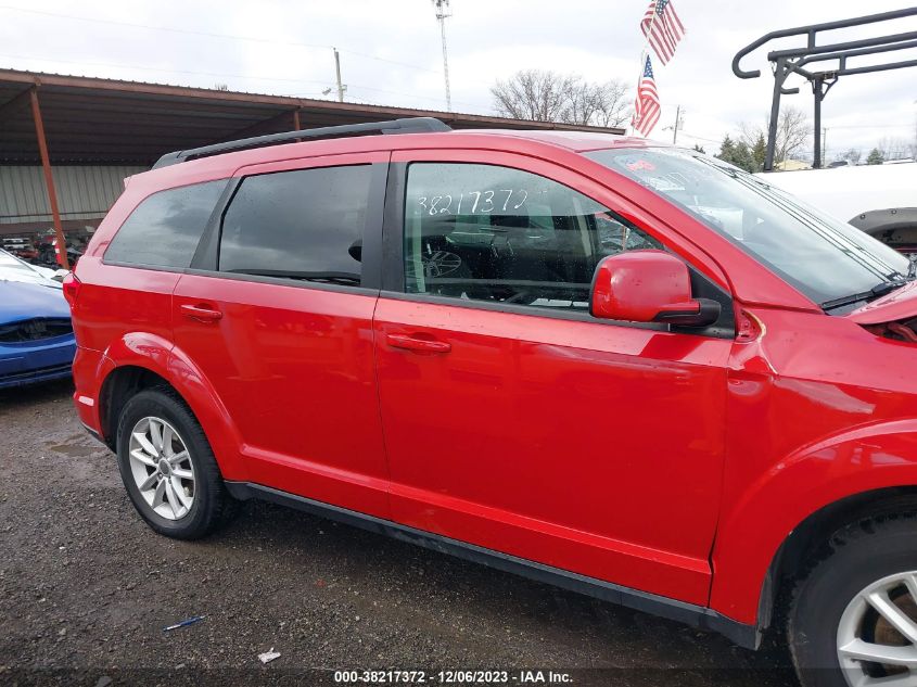 2016 Dodge Journey Sxt VIN: 3C4PDDBG6GT217120 Lot: 38217372