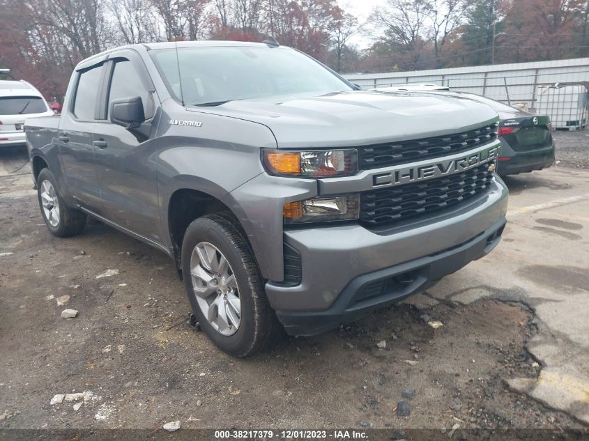 2021 Chevrolet Silverado 1500 2Wd Short Bed Custom VIN: 3GCPWBEK7MG359687 Lot: 38217379