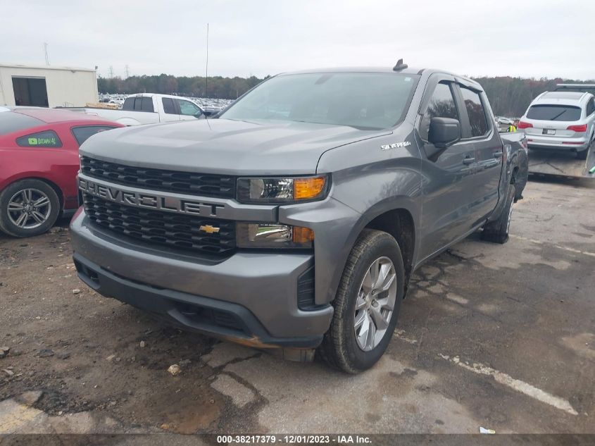 2021 Chevrolet Silverado 1500 2Wd Short Bed Custom VIN: 3GCPWBEK7MG359687 Lot: 38217379