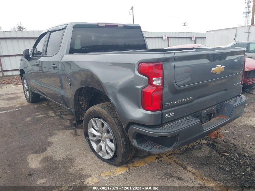 2021 Chevrolet Silverado 1500 2Wd Short Bed Custom VIN: 3GCPWBEK7MG359687 Lot: 38217379